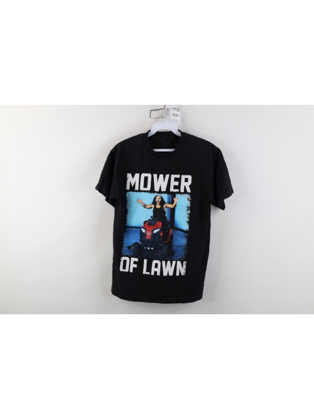 Y2K WWE Mens Small Faded Mower of Lawn Matt Hardy Hardy Bros Wrestling T-Shirt